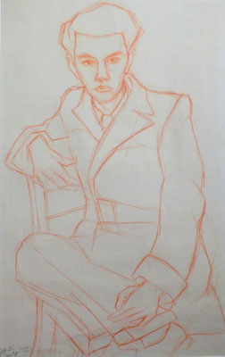 Alfred Doenicke ( Freund von Cestnik )  1949    30 x 48  Rö.G.V. 45