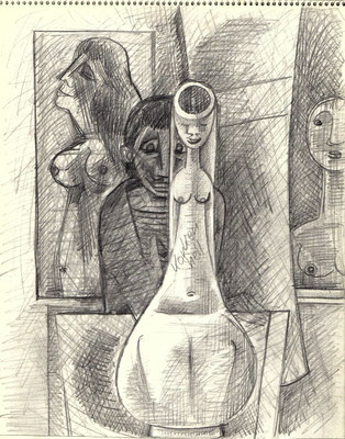 Blatt Nr. 13  10.1967  ( R )  Verfolgung  1968  8 - 6  ( Öl ) Jüngling  1986  20 - 17