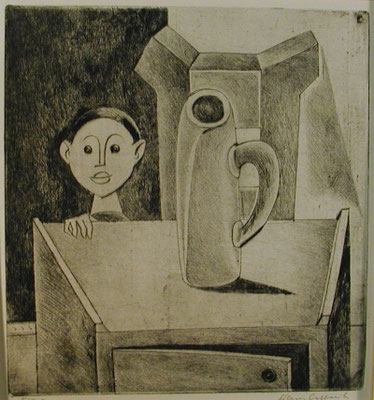 Kind mit Krug  1955  22 x 23              ( 3 )