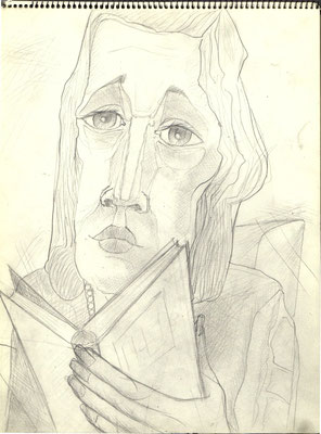 Blatt Nr. 4  1977  ( 2xR )   Lesende  1977  8 - 21,  Lesende  1985  12 - 44