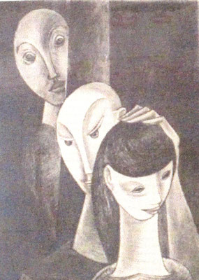 Eifersucht  1957    20 x 27  R.G.V. 61