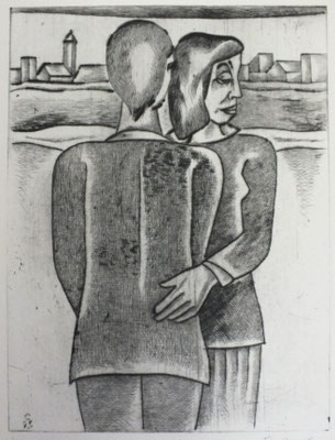Vertriebene II  1996  30 x 39,5       ( 2 )