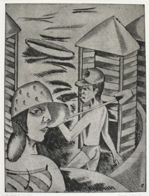 Am Strand  1996  29,5 x 39,5         ( 4 )