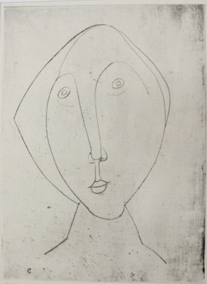 Konturzeichnung  1956  23,5 x 32                  ( 2 )