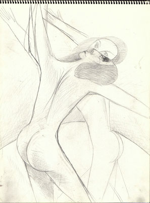 Blatt Nr. 8  1980  ( R )  Nacktes Tanzpaar  1981  12 - 26