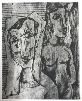 Im Atelier III  42 x 52,5