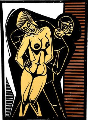 Frauenraub  1983  39 x 55