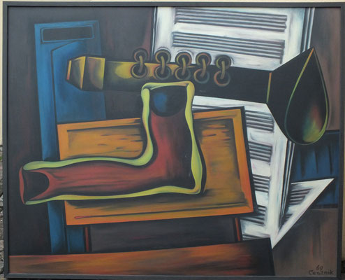 Stillleben mit Flöte  1969  89 x 72