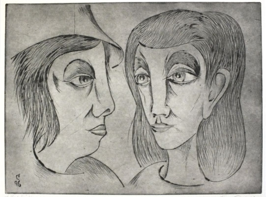 Geschwister  1996  29,5 x 39,5          ( 6 )