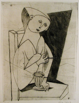 Im Cafe  1953  23,5 x 31,5