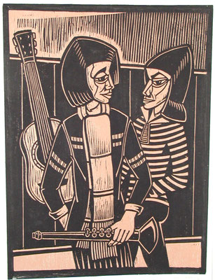 Junge Musiker 1982  45 x 60