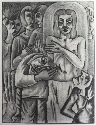 Ungläubiger Thomas II  1990  30 x 39,5        ( 3 )