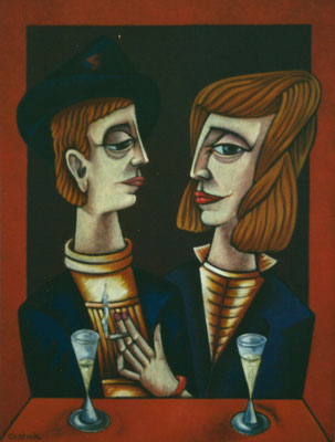 Das Verlöbnis  1986    75 x 100  V.V. 178