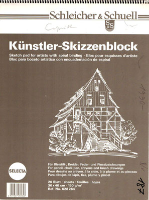 Skizzenblock  187  Datum  1990   27 Blätter