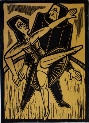 Tanzendes Paar  1984  40 x 55