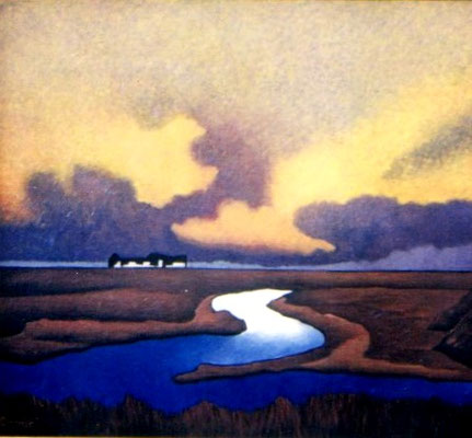 Hallig Hooge  1992    108 x 96  V.V. 133