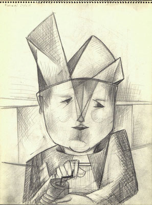 Blatt Nr. 9  2.1968  ( Öl )   Michael  1968   2 - H10