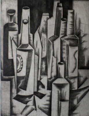 Flaschen  1971   30 x 40