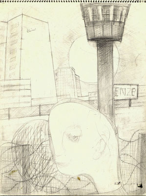 Blatt Nr 25  1976  ( R )  Grenze II  1977  12 - 1,  Grenze  1977  V.V.245