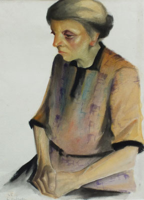 Tante Mina  1948  35 x 47 ( Aquarell )