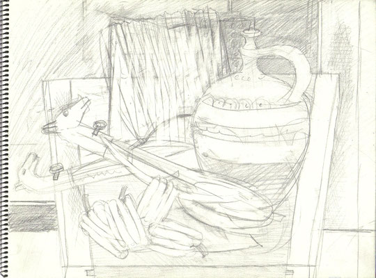 Blatt Nr. 9  1982  Stillleben mit Slowenischen Krug  1982  6 - 4