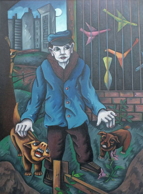 Tierpfleger  1989  90 x 120