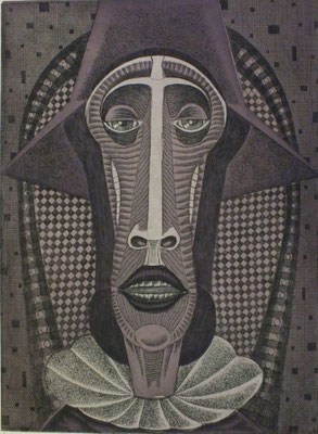 Clown  1977  30 x 39,9 ( Ätz )           ( 2 )