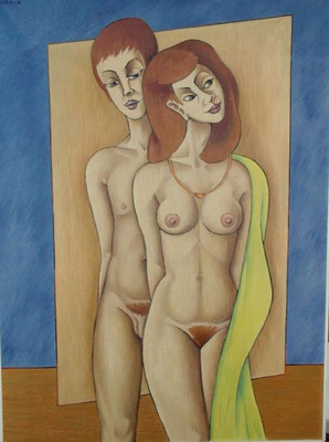 Junges Paar  1990   85 x 115