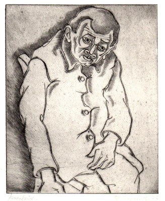 Herr Kuschbert II  1977  14,5 x 18            ( 7 )