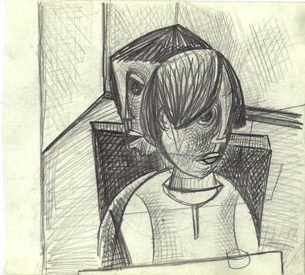 Blatt Nr.16    4.1954       ( Öl )  Geschwister  1962    V.V.148 