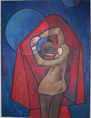 Der Sucher  2005    75 x 100  V.V. 215
