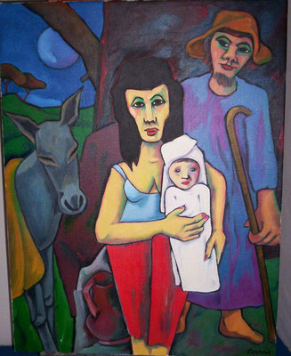 Die heilige Familie  2005  83 x 108