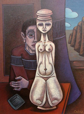 Jüngling  1986  75 x 110