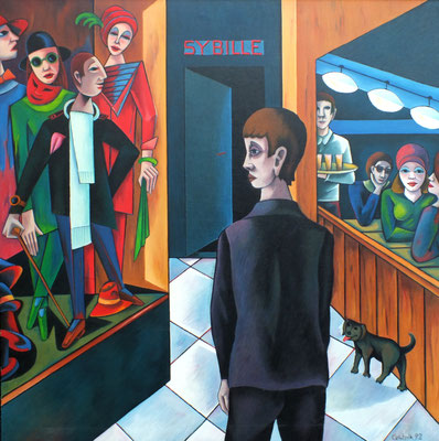In der Stadt  1992  140 x 140