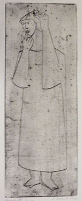 Stehende  1954  12,1 x 31,9          Kahle Sammlung