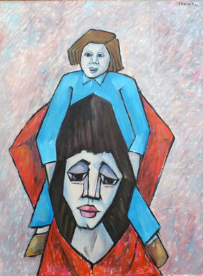 Mutter mit Kind  2004  70 x 94