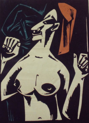Der Besucher  1965    45 x 62  H.G.V. 9
