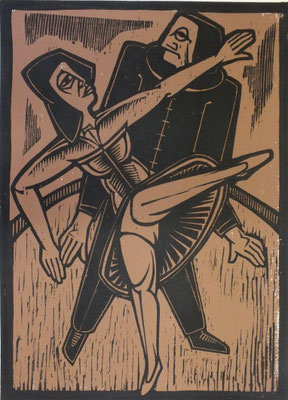 Tanzendes Paar  1984  40 x 55