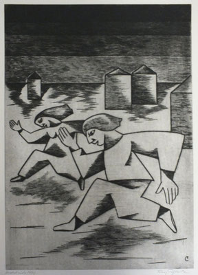 Läufer  1990  39,5 x 56    ( 4 )