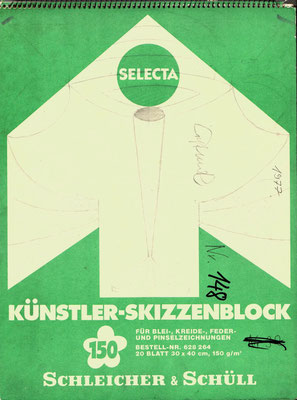 Skizzenblock  148  Datum  1977   17 Blätter