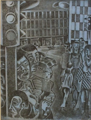 Ampel  1977  30 x 39,5 ( Ätz )            ( 2 )