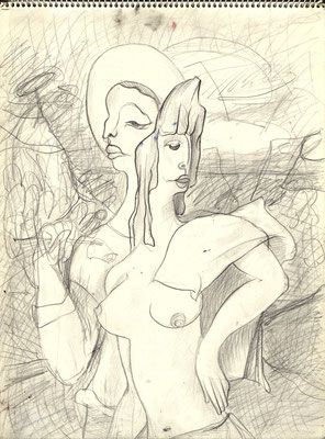 Blatt Nr. 14   1970  ( Öl )  Frühling  1971  12 - 9