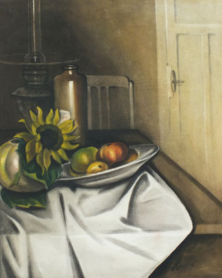 Elterliche Stube  1947  35 x 43 (Aquarell )