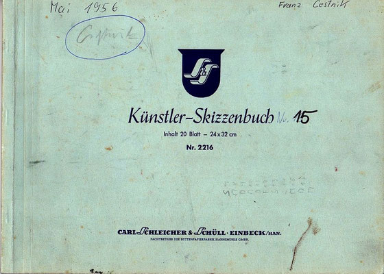 Skizzenblock  15  Datum  5.1956   11 blätter