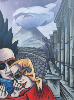 Pompeji  1976  75 x 100