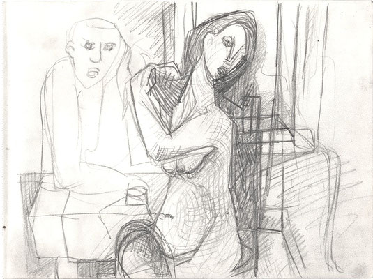 Blatt Nr.13  1954    ( R )  Ehepaar  1956  9 - 18