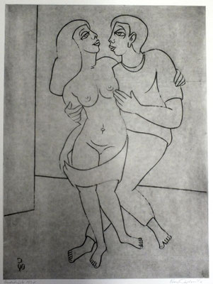 Stehendes Paar I  1990  39,5 x 54,5        ( 4 )