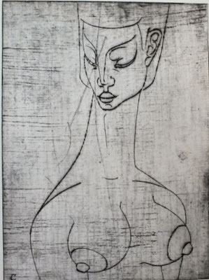 Halbakt  1968    29 x 39,5  R.G.V. 55