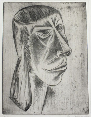 Frauenkopf  1968  30 x 39,5