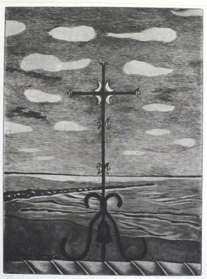 Matisse-Kreuz ( Südfrankreich )  1976  30 x 40    ( 1 )